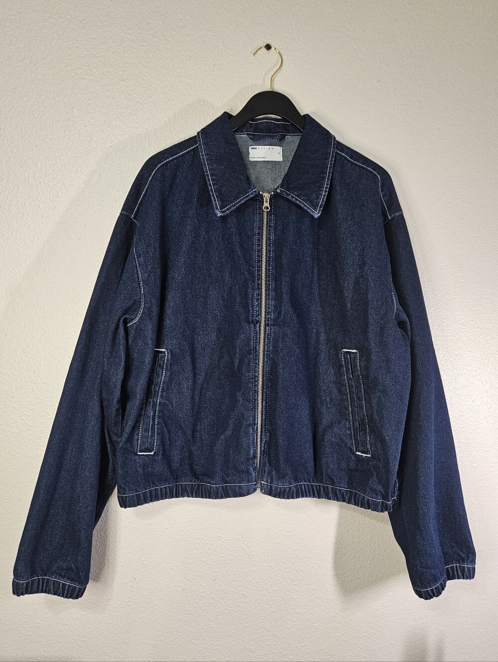 ASOS DESIGN Cropped Denim Jacket